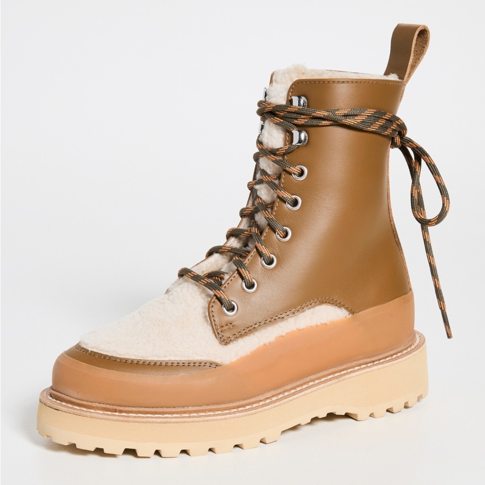 Ulla Johnson x Diemme Etna Boots | Color: Tapenade / Brown / Tan | Size 41